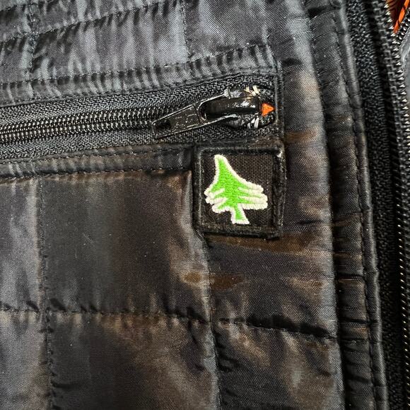 Hippy Tree Jacket Mens Large Black Full Zip Quilted Hunter Series Stow Away Hood - Picture 5 of 13